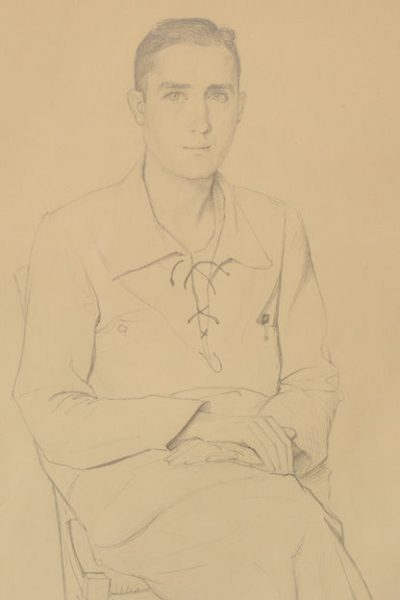 Drawing Study of a Young Man - Image 3