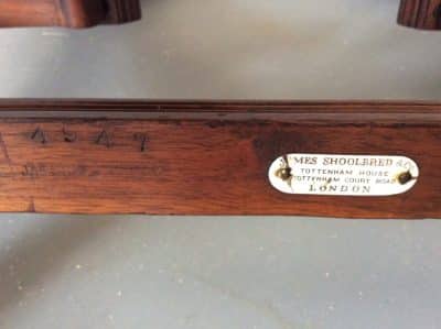 James Shoolbred Large Walnut Dinner Gong - Image 7