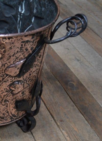 Art Nouveau Copper Bucket SAI2886 - Image 16