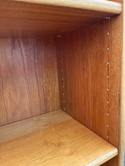 Danish Mid Century Tall Teak Bookcase c1960s - Image 4