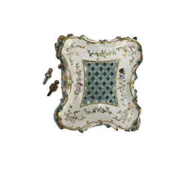Highly Decorative Coalport Coalbrookdale Mantel Clock AF - Image 2