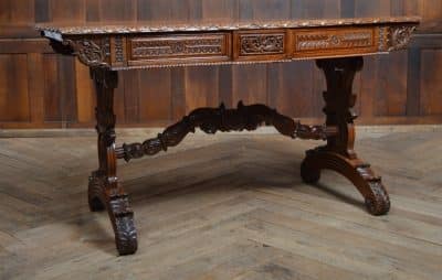 Victorian Padauk Library / Side Table SAI3075