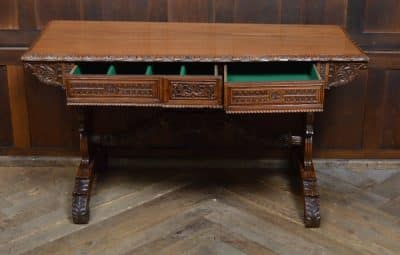 Victorian Padauk Library / Side Table SAI3075 Antique Furniture 5
