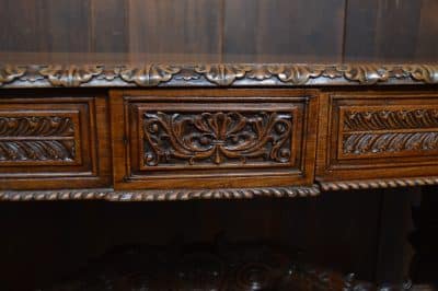 Victorian Padauk Library / Side Table SAI3075 Antique Furniture 19