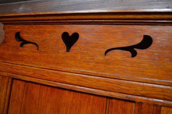 Arts & Crafts Oak Hall Bench SAI3071 - Image 6