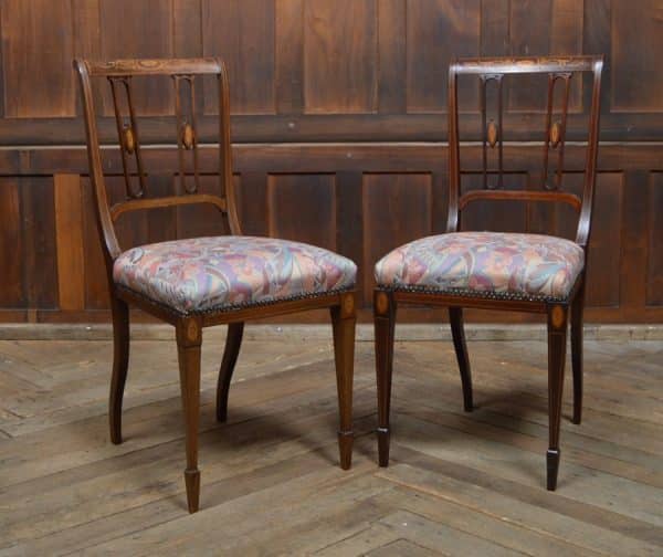 Pair Of Edwardian Mahogany Chairs SAI3070 Antique Chairs 3