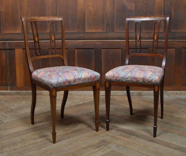 Pair Of Edwardian Mahogany Chairs SAI3070