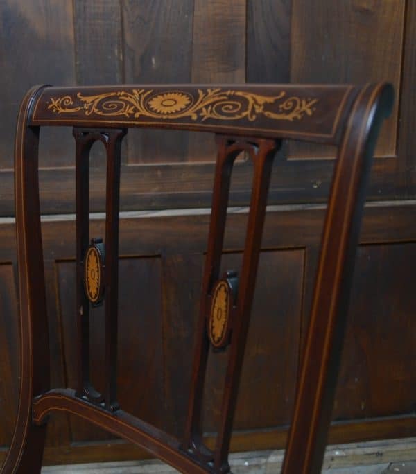 Pair Of Edwardian Mahogany Chairs SAI3070 Antique Chairs 7