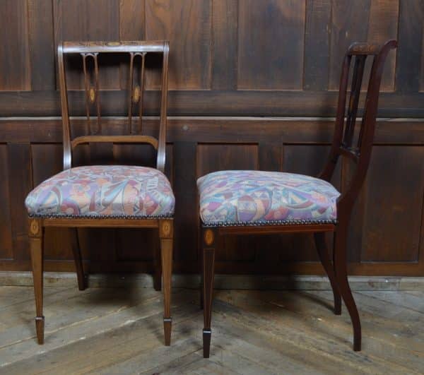 Pair Of Edwardian Mahogany Chairs SAI3070 Antique Chairs 8
