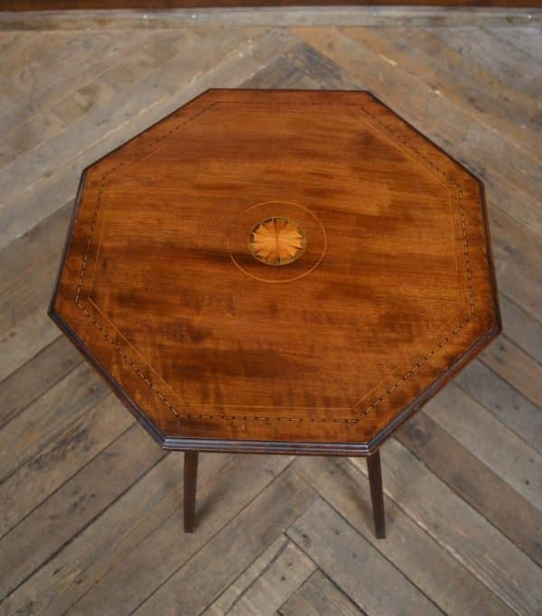 Edwardian Mahogany Octagonal Table SAI3068 Antique Furniture 8