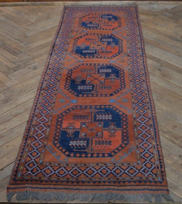 Vintage Hand Woven Hall Runner SAI3062 Antique Rugs 17
