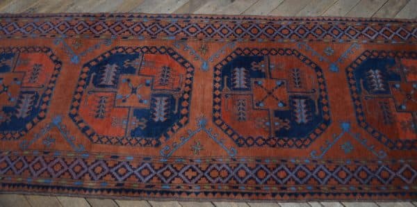 Vintage Hand Woven Hall Runner SAI3062 Antique Rugs 15