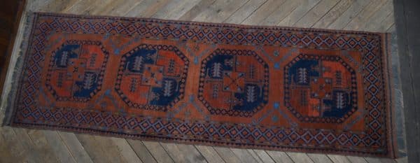 Vintage Hand Woven Hall Runner SAI3062 Antique Rugs 14