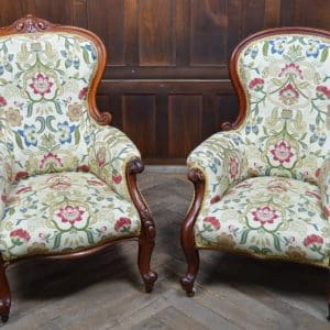 Pair Of Victorian Mahogany Parlour Chairs SAI3069 Antique Chairs