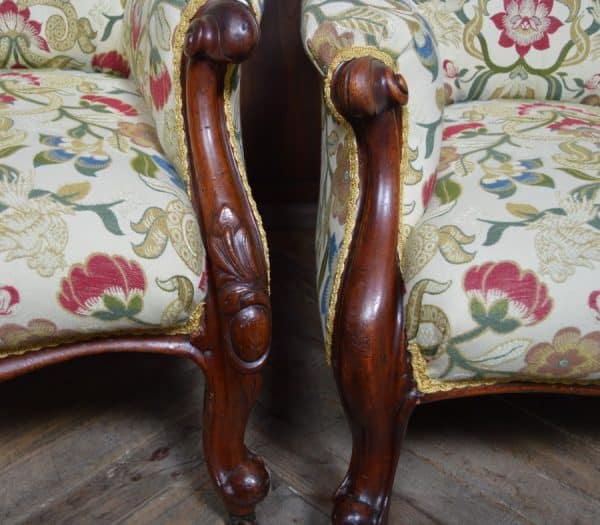 Pair Of Victorian Mahogany Parlour Chairs SAI3069 Antique Chairs 14