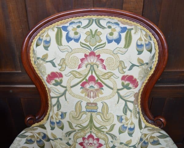 Pair Of Victorian Mahogany Parlour Chairs SAI3069 Antique Chairs 12