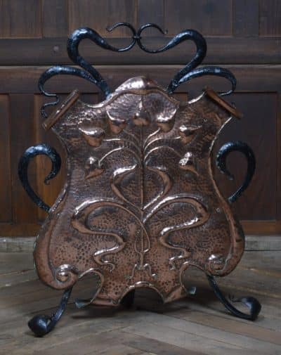 Art Nouveau Copper Fire Screen SAI3077 Miscellaneous 3