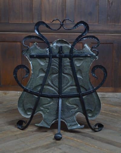 Art Nouveau Copper Fire Screen SAI3077 - Image 3