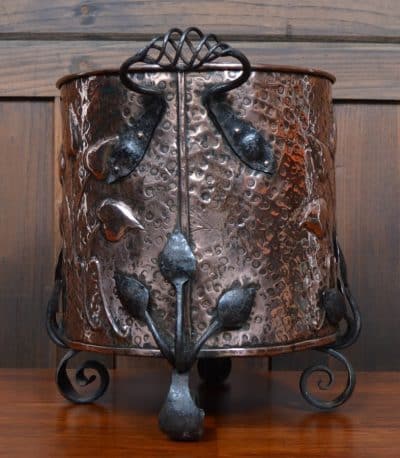 Art Nouveau Copper Bucket SAI2886 - Image 12