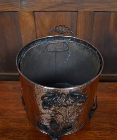 Art Nouveau Copper Bucket SAI2886 Miscellaneous 11