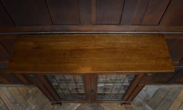 Arts & Crafts Oak Bookcase / Display Cabinet SAI3067 - Image 9