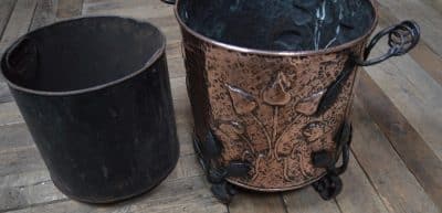 Art Nouveau Copper Bucket SAI2886 - Image 5