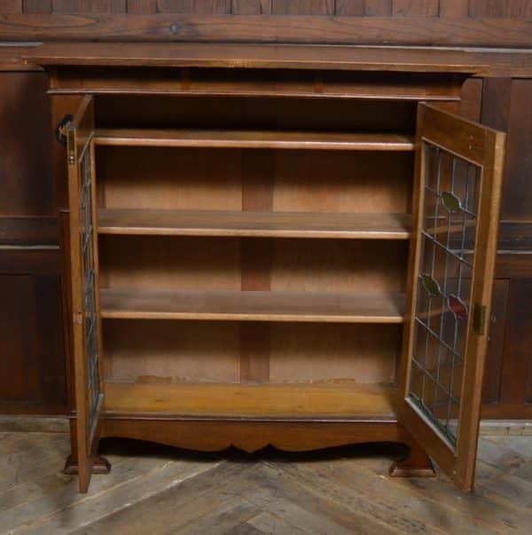 Arts & Crafts Oak Bookcase / Display Cabinet SAI3067 - Image 10