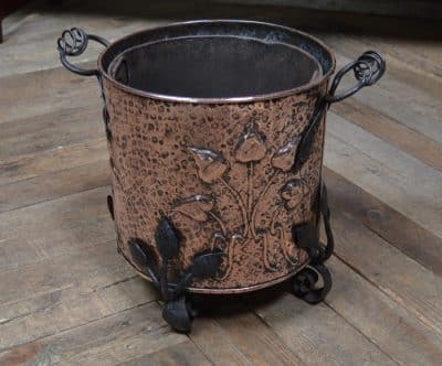 Art Nouveau Copper Bucket SAI2886 Miscellaneous 4