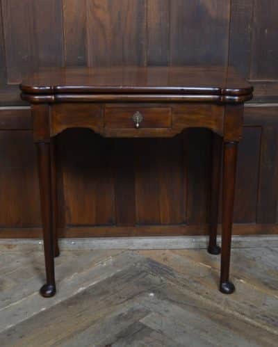 Edwardian Mahogany Fold-over Games Table SAI3078 - Image 2