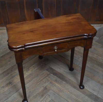 Edwardian Mahogany Fold-over Games Table SAI3078 Antique Furniture 6