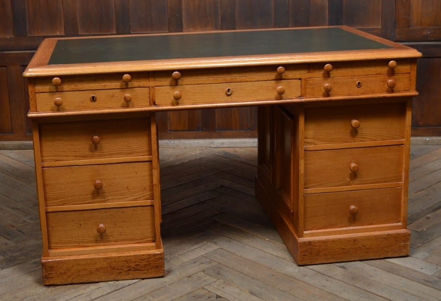 Victorian Scottish Oak Partner Desk SAI3072 Antiques To Buy