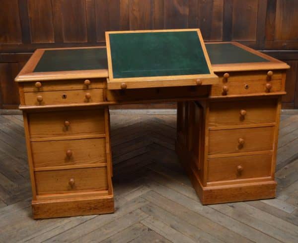 Victorian Scottish Oak Partner Desk SAI3072 Antique Desks 20