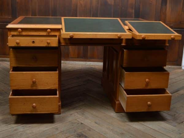 Victorian Scottish Oak Partner Desk SAI3072 Antique Desks 18