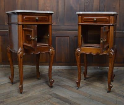 Victorian French Mahogany Bedside Cabinets SAI3080 Antique Cupboards 12
