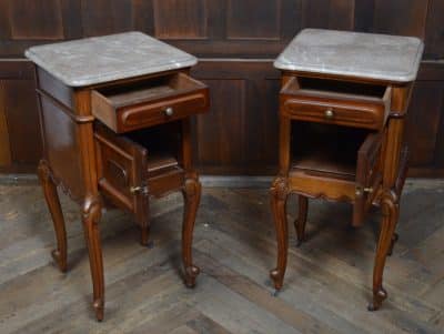 Victorian French Mahogany Bedside Cabinets SAI3080 - Image 9