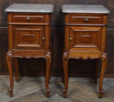 Victorian French Mahogany Bedside Cabinets SAI3080 - Image 8