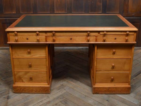 Victorian Scottish Oak Partner Desk SAI3072 Antique Desks 10
