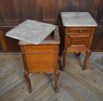 Victorian French Mahogany Bedside Cabinets SAI3080 - Image 2