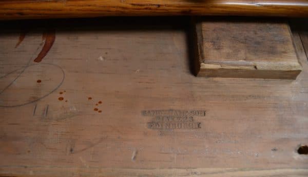 Victorian Scottish Oak Partner Desk SAI3072 - Image 3