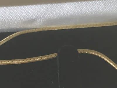 Diamonds & Sapphire 9KT Solid Gold Necklace - Image 12