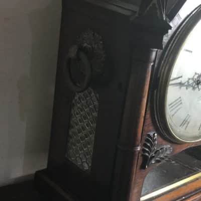 Steeple Clock double Fusee Antique Clocks 6