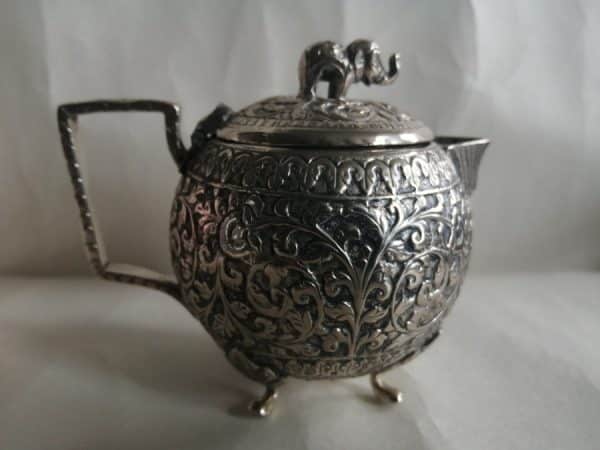 Selection Anglo Indian silver c1880-1930's - Individually Priced Kutch Mumbai etc - Image 5
