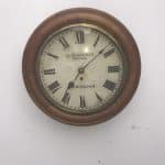 Wall Clock fusee movement Antique Clocks