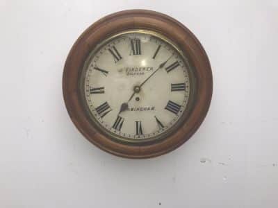 Wall Clock fusee movement Antique Clocks 3