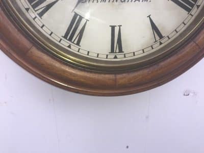 Wall Clock fusee movement Antique Clocks 8