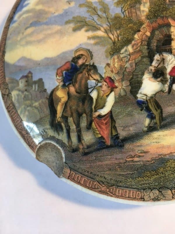 Staffordshire Pottery pot lids. - Image 2