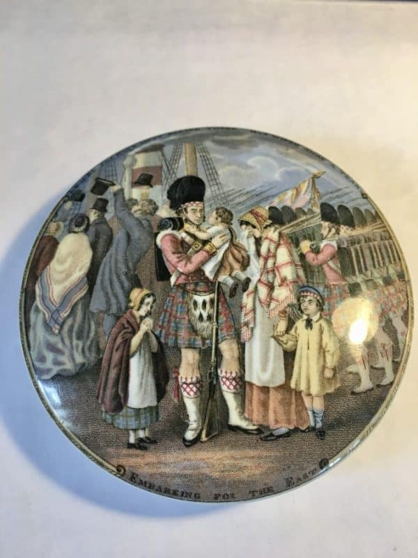 Staffordshire Pottery pot lids.