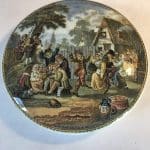 Staffordshire Pottery pot lids. Antique Ceramics