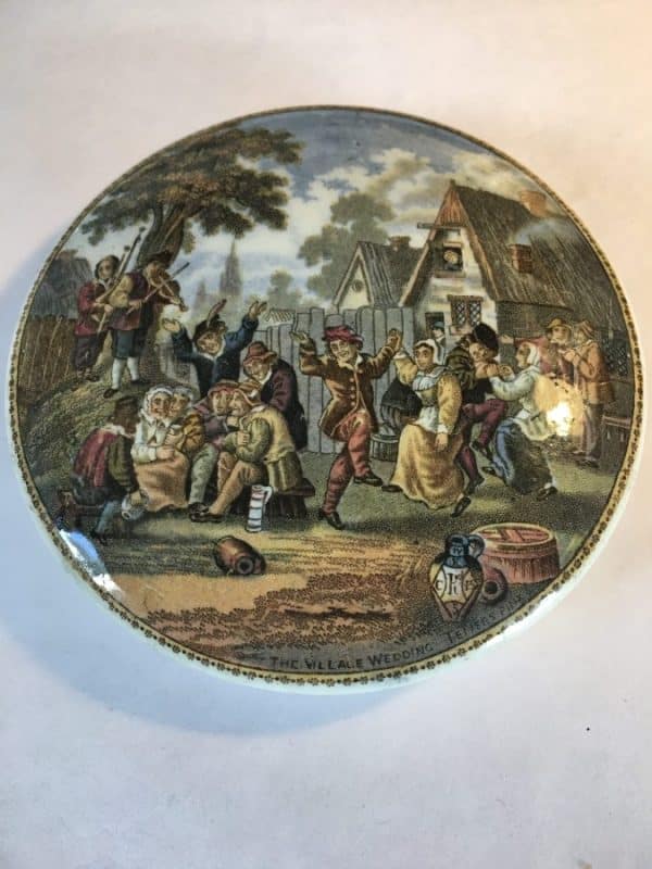 Staffordshire Pottery pot lids.
