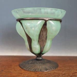 Art Deco glass vase by Charles Schneider Antique Glass Vase Antique Glassware